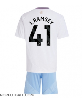 Billige Fotballdrakt Aston Villa Jacob Ramsey #41 Replika Bortedraktsett Barn 2024-25 Kortermet (med bukser)